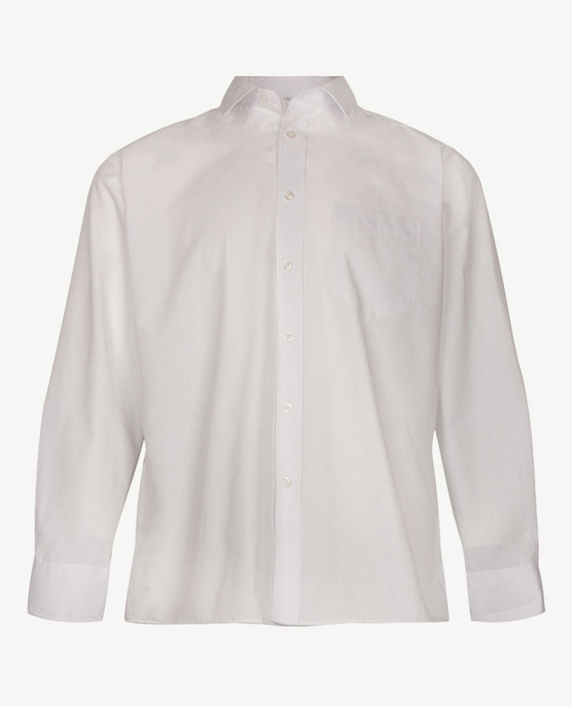 No Buttons®  by D.Y.P - Overhemd met klittenbandsluiting - Patrick - Wit