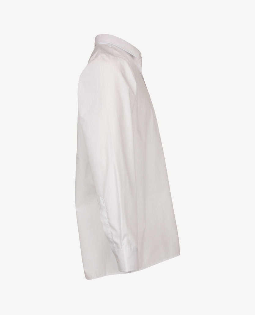 No Buttons®  by D.Y.P - Overhemd met klittenbandsluiting - Patrick - Wit