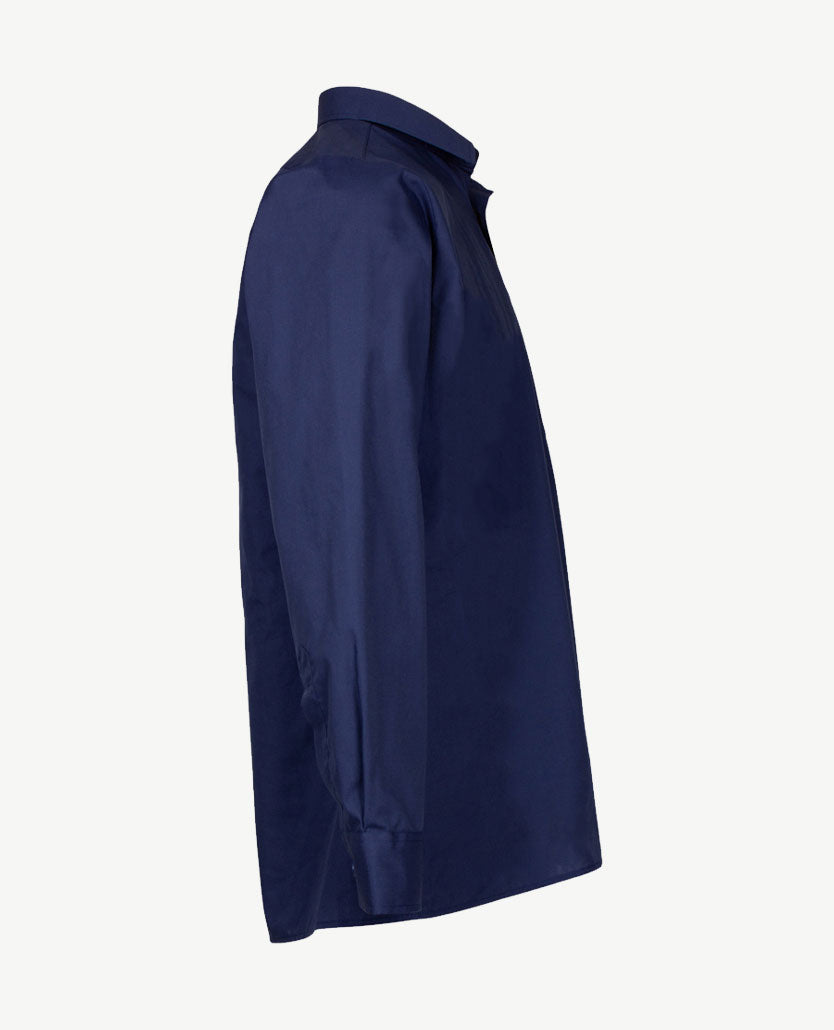 No Buttons®  by D.Y.P - Overhemd met klittenbandsluiting - Patrick - Navy