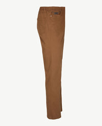 D.Y.P. - Oliver - Elastische band - Katoen - 5-pocket - Donker camel