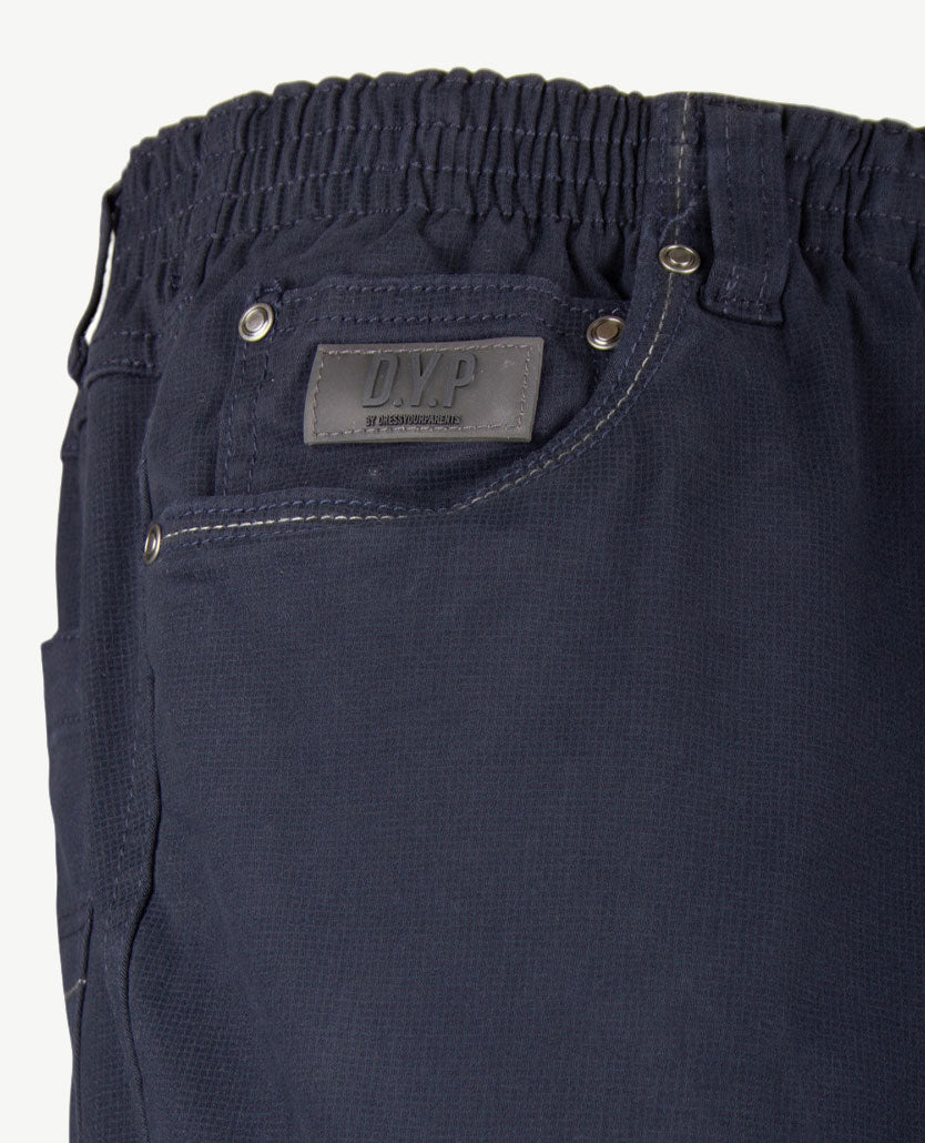 D.Y.P. - Oliver - Elastische band - Katoen - 5-pocket - Blauwen