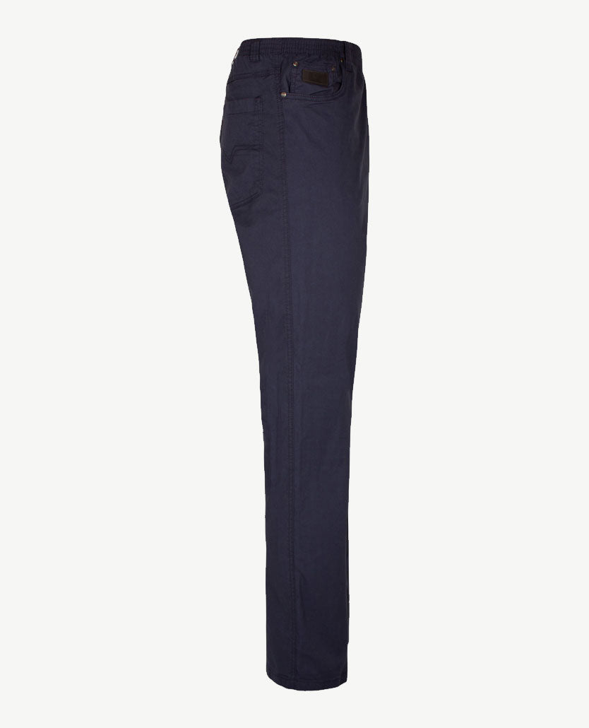 D.Y.P. - Oliver - Elastische band - Katoen - 5-pocket - Navy