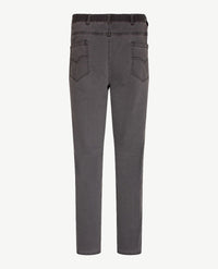 D.Y.P. - Oliver - Elastische band - jeans - 5-pocket - Licht grijs