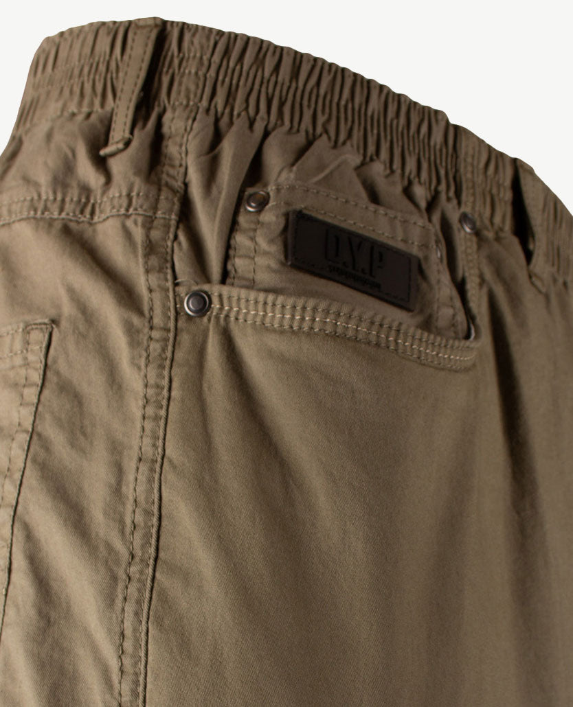 D.Y.P. - Oliver - Elastische band - Katoen - 5-pocket - Khaki