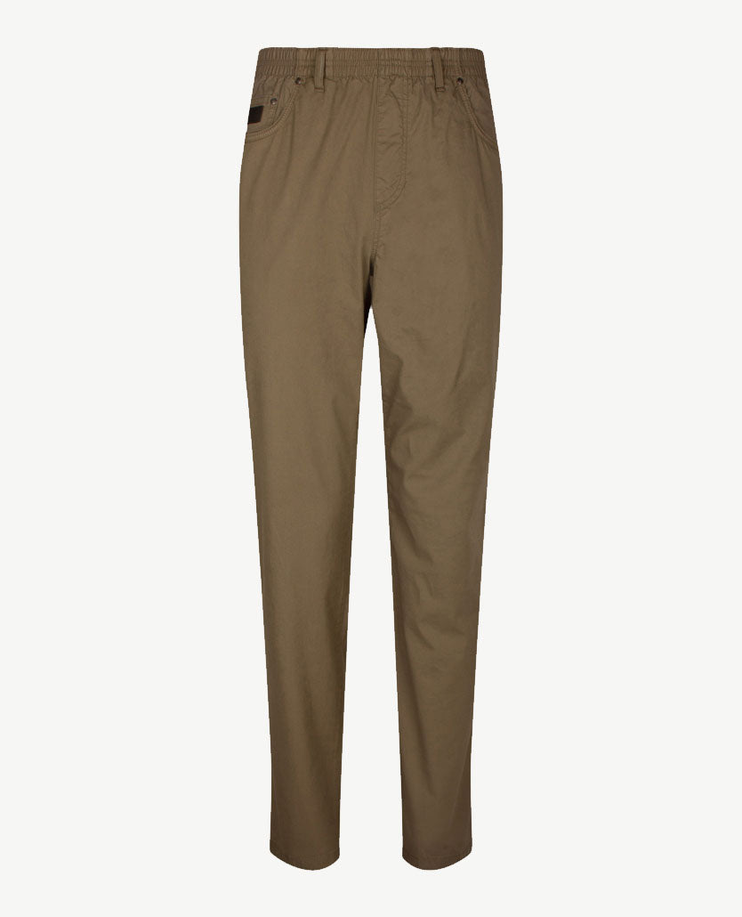 D.Y.P. - Oliver - Elastische band - Katoen - 5-pocket - Khaki