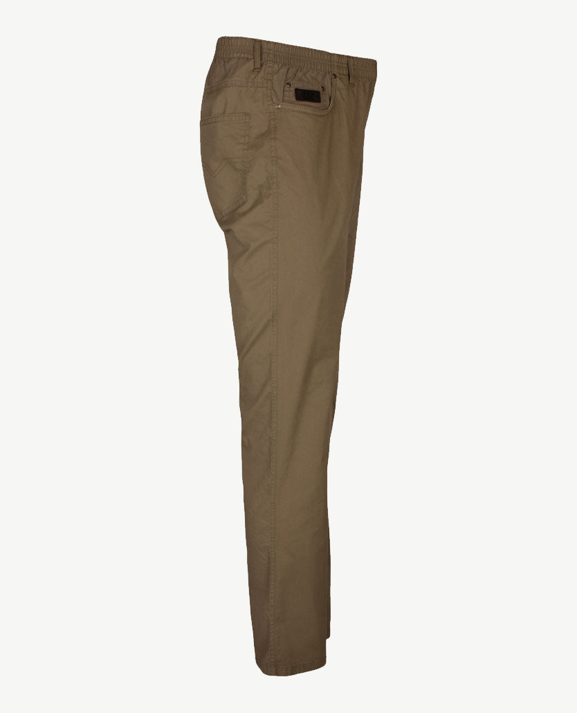 D.Y.P. - Oliver - Elastische band - Katoen - 5-pocket - Khaki