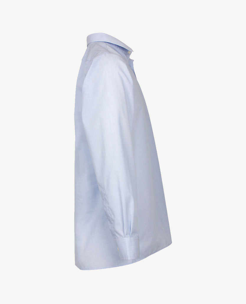 No Buttons®  by D.Y.P - Overhemd met klittenbandsluiting - Patrick - Blue