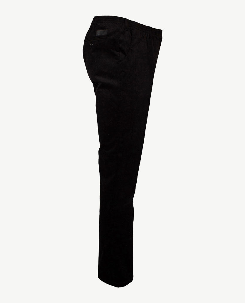 D.Y.P. - Philip - Elastische band - Ribcorduroy - Zwart