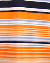 Rabe - Top - Ronde hals - Streepje marineblauw, wit en oranje