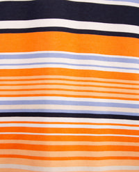 Rabe - Top - Ronde hals - Streepje marineblauw, wit en oranje