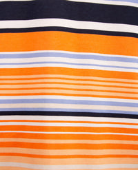Rabe - Top - Ronde hals - Streepje marineblauw, wit en oranje