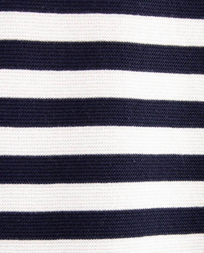 Rabe - Pullover - Streep navy groen