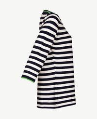 Rabe - Pullover - Streep navy groen