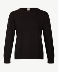 Rabe - Dunne pullover - Ronde hals - Zwart