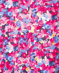 Rabe - Ronde hals - Blouson - Dessin met pink, blauwen en wit