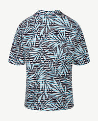 Rabe - Polo - Piqué - Azuur en navy en wit