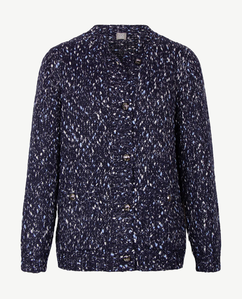 Rabe - Vest  met zakken - Navy, kobalt, zilver en blue
