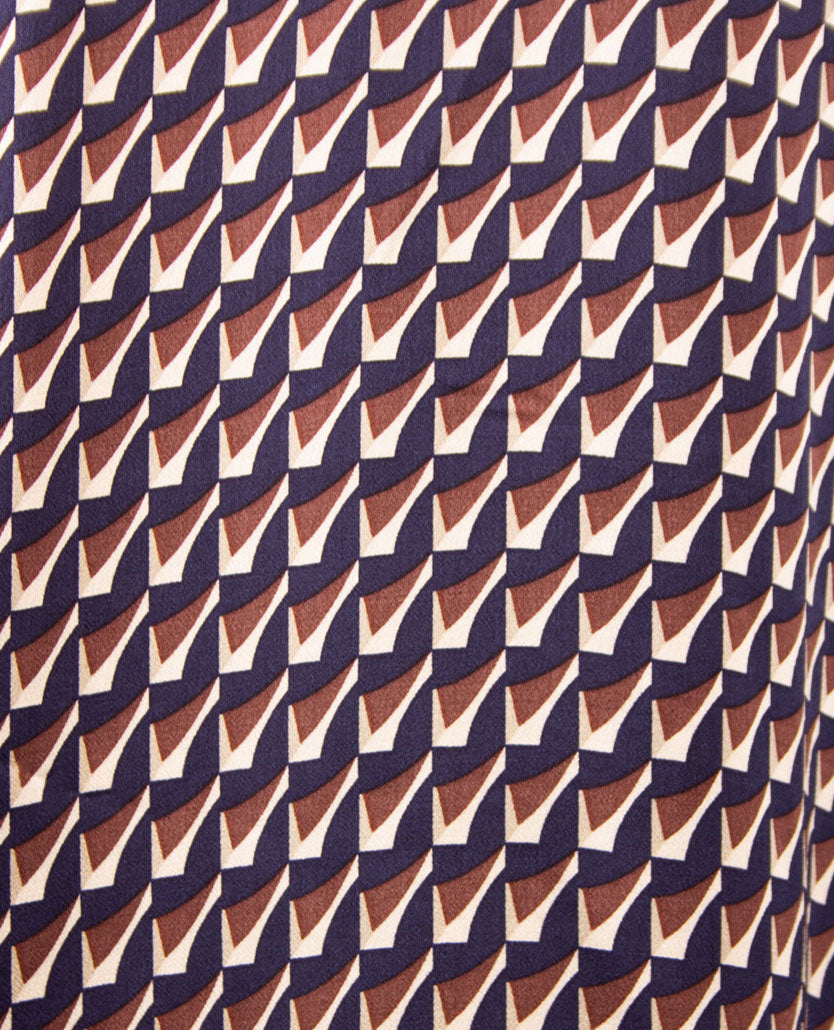 Seidensticker - Blouse - Blokjes in beige, navy, camel