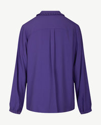 Seidensticker - Blouse - Crêpe satijn - Paars