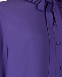 Seidensticker - Blouse - Crêpe satijn - Paars