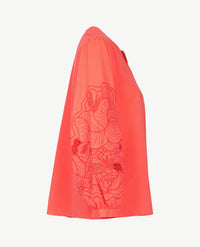 Seidensticker - Blouse - Broderie - Mandarijn