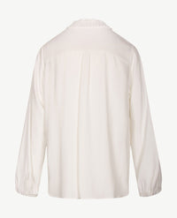 Seidensticker - Blouse - Crêpe satijn - Wit