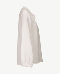 Seidensticker - Blouse - Crêpe satijn - Wit