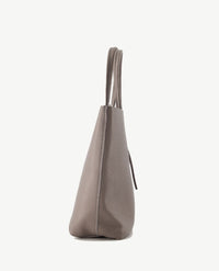 Schoudertas - Shopper - Leer - Klein - Taupe