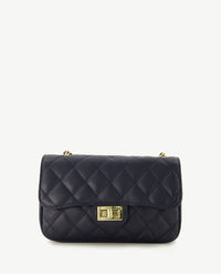 Tas - Sophia - Leer - Navy