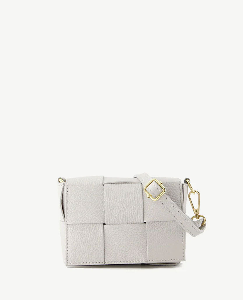 Tas - Steffi - Leer - Licht grijs