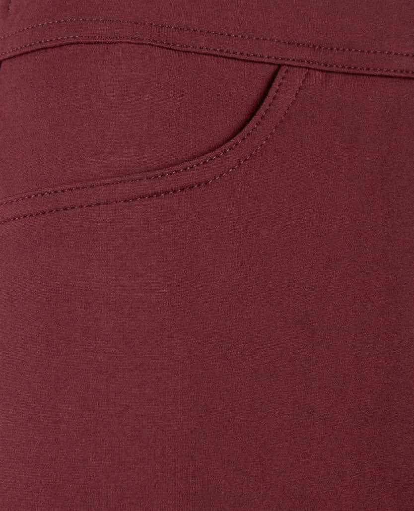 Toni - Elastiek rondom - Alice jersey - Korte lengte - Bordeaux