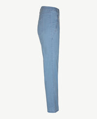 Toni - Alice zip - 7-8 - Elastiek rondom - Jeans - Blue - Normale lengte