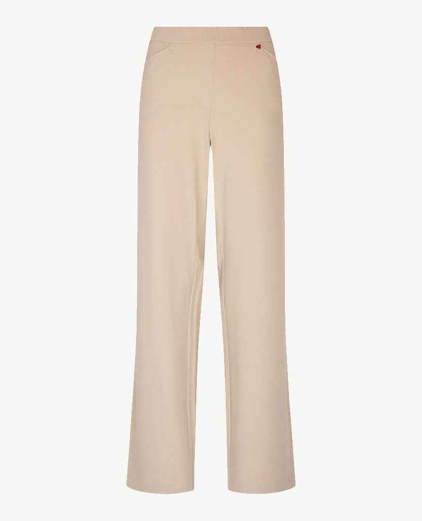Toni - Elastiek rondom - Scarlet Wide - Jersey - Normale beenlengte - Beige
