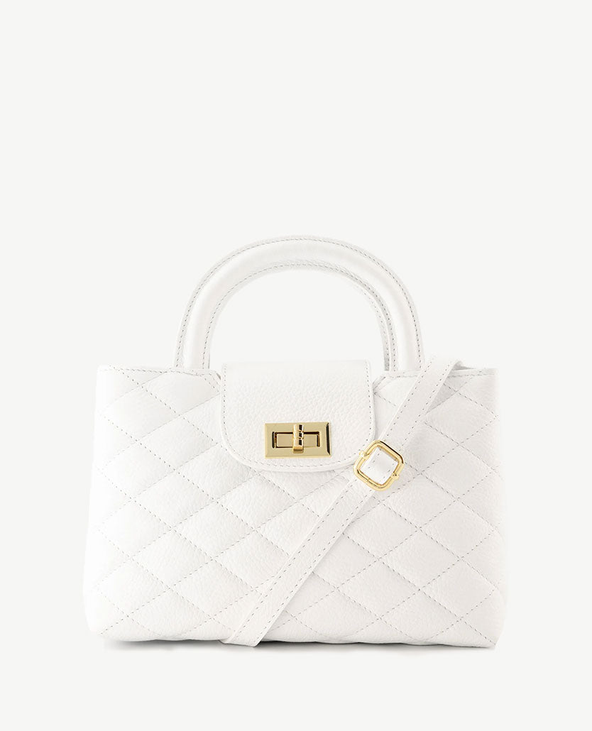 Tas - Veronique - Leer - Wit