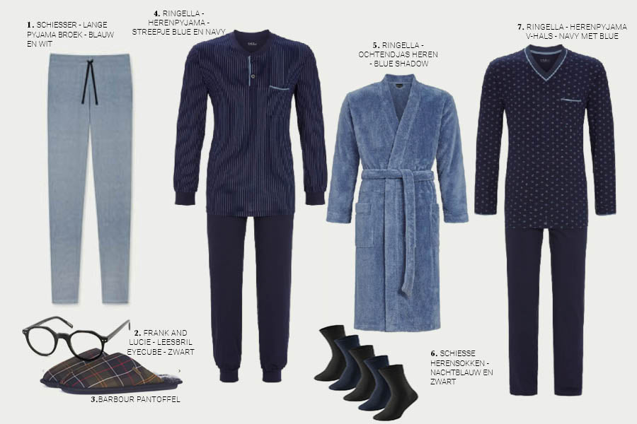 Blog over pyjama's, ochtendjassen en pyjamabroeken voor ouderen, kies de juiste accessoires erbij!