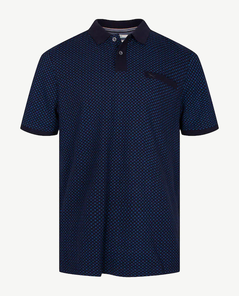 Brax - Polo Pablo - Navy met kobalt