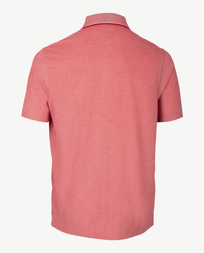 Brax - Polo Petter - Jersey - Rood/wit pinpoint