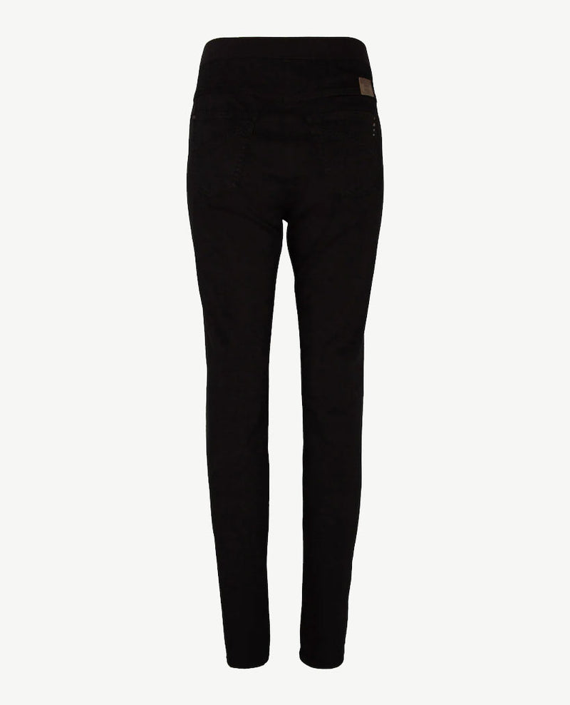 Brax Raphaela - Pamina - Elastiek rondom - jeans - Korte lengte - Zwart