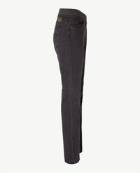 Brax Raphaela - Pamina - Elastiek rondom - katoen - Normale lengte - Jeans antraciet grijs