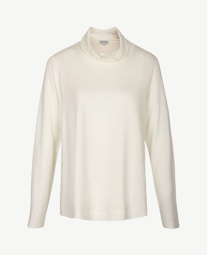 Erfo - Top met coll - Off-white