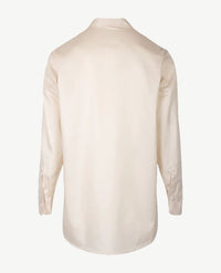 Eterna - Oversized blouse - Poplin  satijn - Licht beige