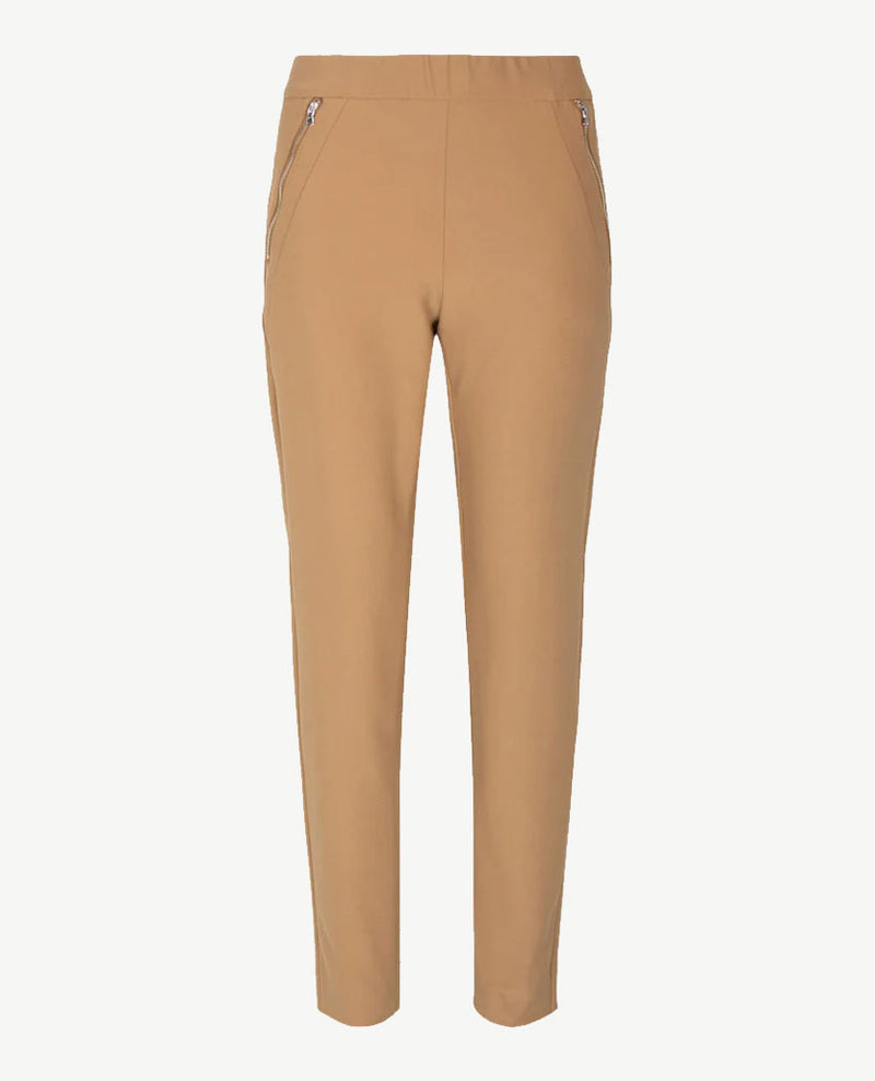 Gardeur - Elastiek rondom - Zene28 - Traveljersey - Normale lengte - Licht camel