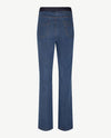 Gardeur - Elastiek rondom - Zilla - Flare jeans - Korte lengte - Midblue