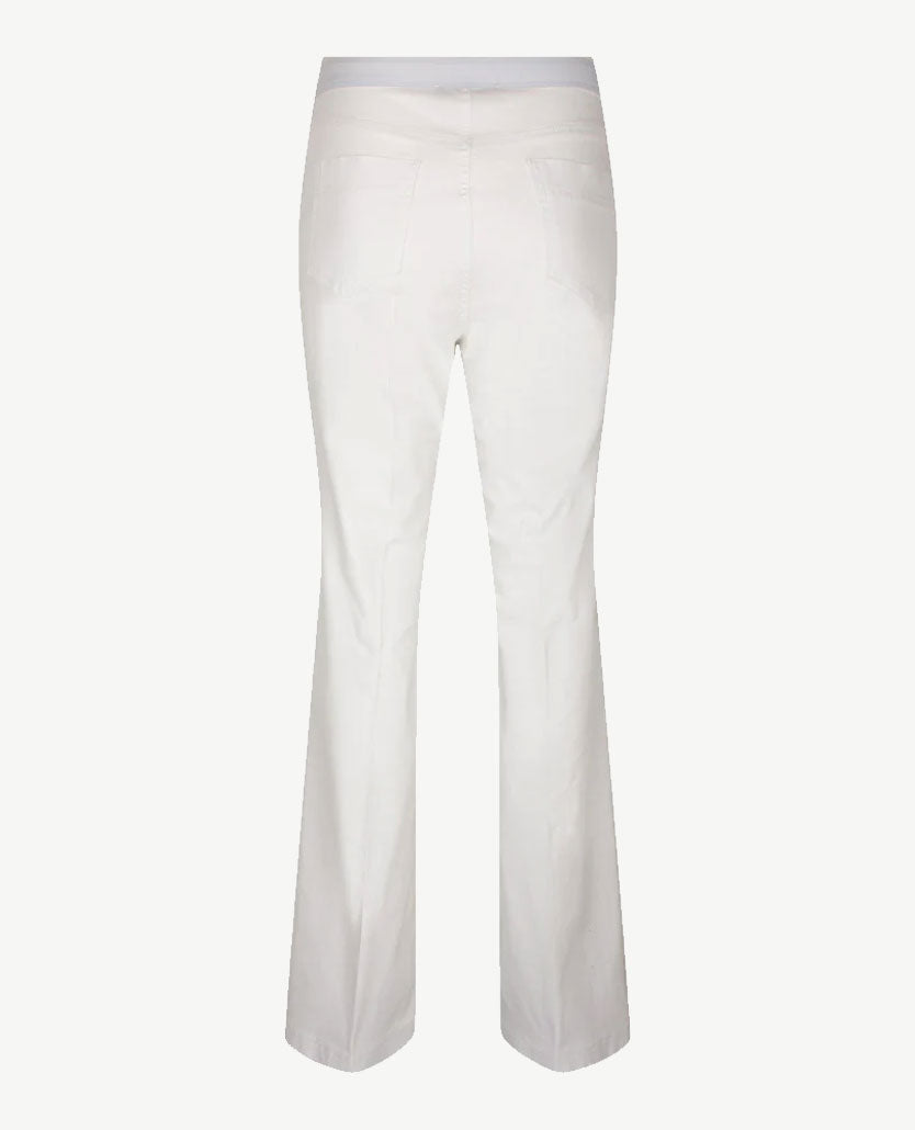 Gardeur - Elastiek rondom - Zilla - Flare jeans - Normale lengte - wit