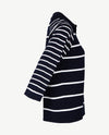 Gollé Haug - Gebreide polo - Streep navy met wit