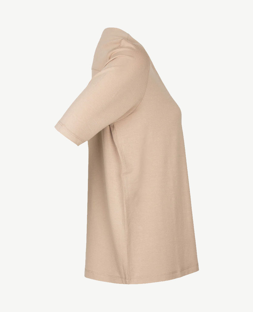 Gollé Haug - Top met v-halsje - beige/licht taupe