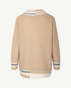 Le Comte - Pullover - V-hals - Beige, off-white en blue