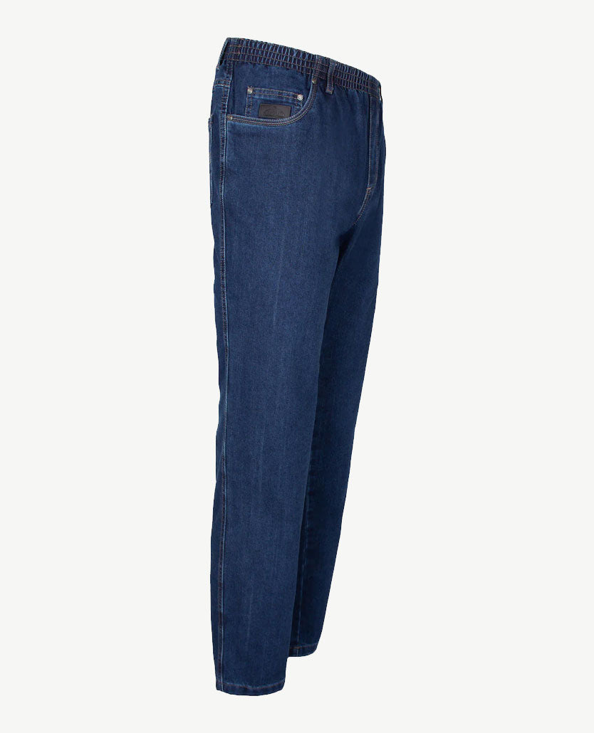 D.Y.P. - Oliver - Elastische band - jeans - 5-pocket - Mid blue