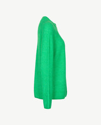 Rabe - Pullover - Ronde hals - Groen mêlée