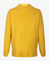 Rabe - Pullover ronde hals - gebreid - Donker geel